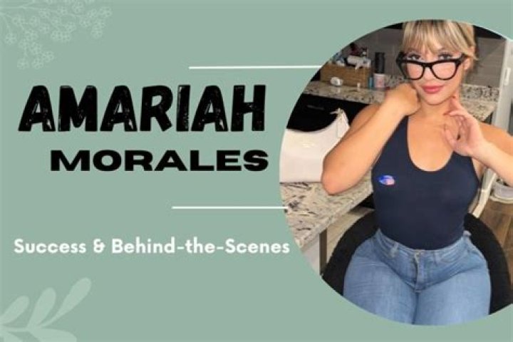Amariah Morales: The Rising Star Making Waves in the Entertainment Industry