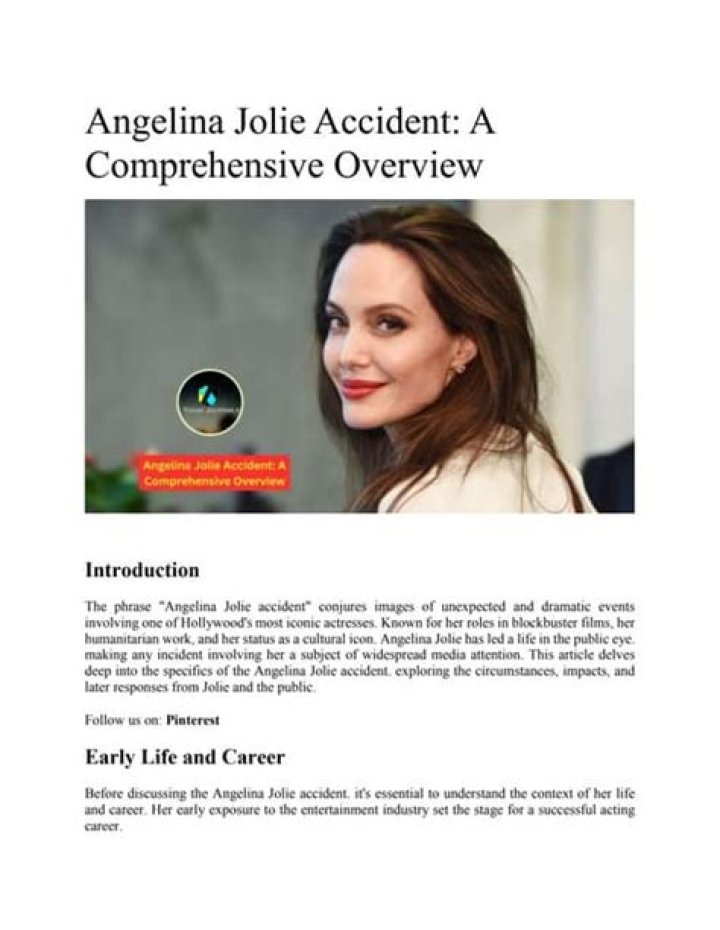 Angelina Jolie: A Comprehensive Guide to Her Life, Career, and Impact