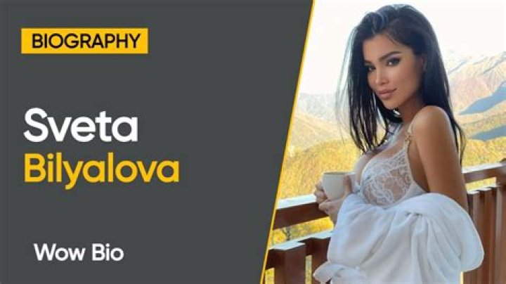 Discovering Sveta Bilyalova: The Rising Star of Modeling and Acting