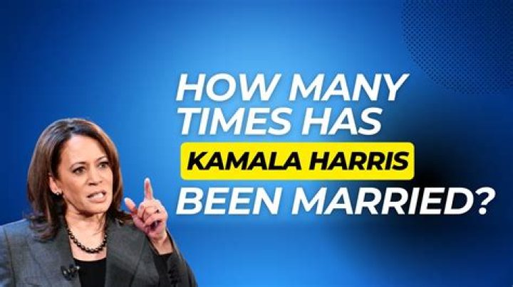 How Many Times Has Kamala Harris Been Married? A Comprehensive Look at Her Personal Life